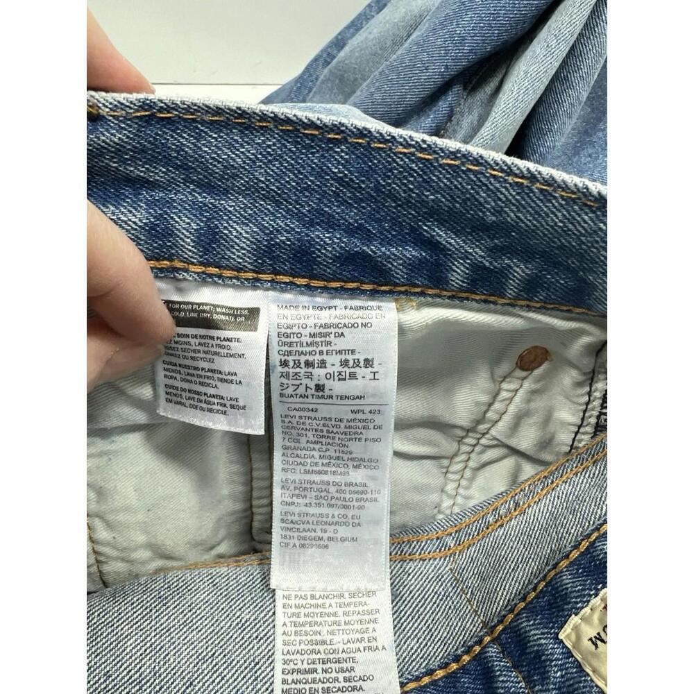 Levi’s 501 93’ Jeans Men’s 38x30 Premium Big E Logo Tab Button Fly Distressed - Picture 9 of 9